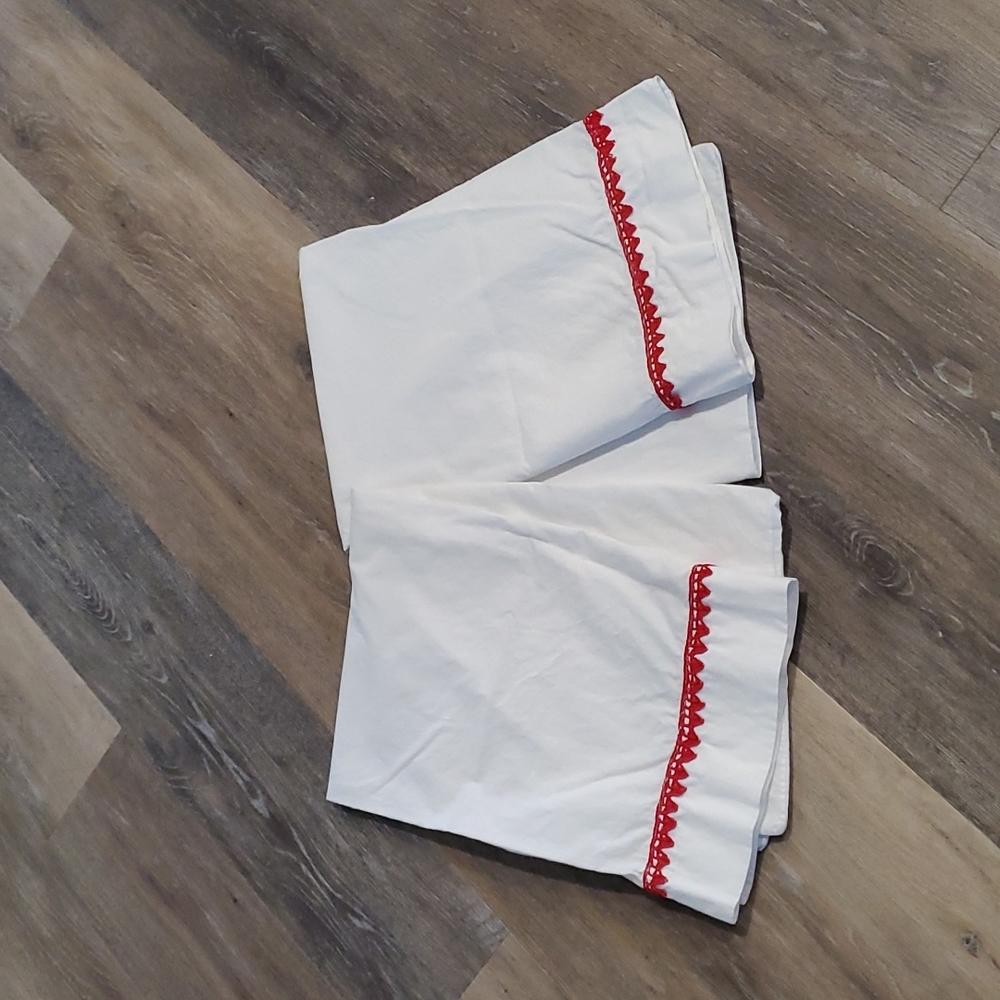 Muslin Vintage Fruit of the Loom standard pillowcases